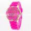 hot style GENEVA silicone watches jelly watches Fashion silicone watches rubber watch