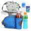 Factory wholesale water resistant double pouch sport waist bag with water bolt pouch