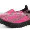 Elastic woven shoes hand woven shoes