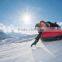Professional factory durable plastic snow tube with nylon cover and hard plastic bottom