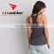 Cheap women black sport tanks fitness custom blank crop top plain custom