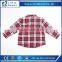 fancy red plaid children cotton sleepwear