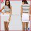 2015 fashion short T- shirt in Stripe