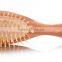 Bamboo hair brush with spray pump