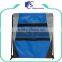 Wholesale polyester drawstring backpack with mesh pocket