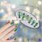 Free samples metallic colored acrylic artificial nail tips christmas decoration full cover color manicure fake nail tips                        
                                                Quality Choice