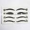 Customsexy temporary makeup eye tattoo floral rhinestone eyelids liner stickers waterproof eyeliner tattoo factory