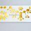 Custom dazzling flash gold tattoo foil temporary body art tattoo metalic jewelry tattoo sticker factory