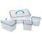 4 Pcs Food Container Keep Fresh Microwave Plastic Food Packing Box