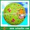 8.5 inch inflatable rubber playground balls for kids