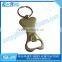 Stainless steel keyring antique color wine bottle opener keychain