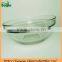 Factory Price Customized Sizes Clear Glass Salad Bowl Glass Plate Set