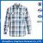 Special shirt for men plaid long-sleeved shirt fashion pocket design