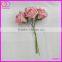 7cm pink artificial pe rose flower foam