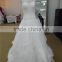 Romantic design high collar with laciness beaded belt wedding dresses imported from china