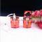 Personalize red color crystal perfume bottle