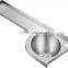 Stainless Steel Triangle Round Hand Wash Basin Corner Sink GR-598R