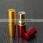 2015 new design cosmetic packaging plasitc and aluminum red lipstick tube