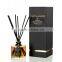 Cardboard reed diffuser box with botanical pattern