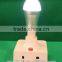3W solar table light with e27 led bulb