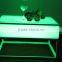 LED Square Coffee Table/restaurant Bar Hotel Convenient Small Square Table Tea Table/Garden Led Table