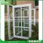PVC Fixed arch with double glass window commercial building window PVC awning window pictures