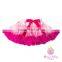 Hot sale pink tutu skirts for girls mini skirt  cute dress wholesale children's boutique clothing girl party wear western