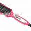 Pink Electric Automatic Cheap Hair straightener Brush