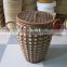 Rattan bamboo basket with double handle from Vietnam