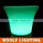 Indoor and outdoor IP65 waterproof level color changing plastic led flower pots light up pots lighting pot