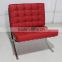 replica barcelona chair cowhide barcelona style stainless steel