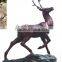 China supplier of cast iron garden statue of deer statue /garden art deer statue