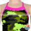 2017 Fashionable Camouflage Print Ruffle Decorated Baby Girls Bikini Swimsuit