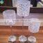 Clear Glass long stemmed hurricane Candle Holder for wedding