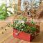 Hanging Flower Pots Large Metal Iron Bucket Flower Holder Garden/Balcony Planter