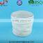 Embossed/ dimple design glazed white Ceramic garden pots and planters