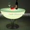Modern Design Carly Salon and Party Used Shining Decorative LED Round Cocktail Table