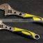 Wide Mouth Tube Live Nickel plated Spanner Wrench Adjustable Nut Wrench Pipe Wrench