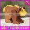2017 New product children diy wooden animals puzzle games W14G039