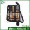 10pcs BBQ tool set with wooden handle in nylon bag