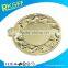 Gold Metal Medal With 3 colors Ribbon