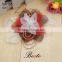 Pretty fashion baby colorful organza flower for dresses