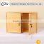 High quality ec-friendly Plain Wood make up storage box