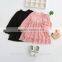 Elegant Flower Girls Dress 2017 Autumn Winter Kids Girl Lace Princess Party Dresses For Girls Wedding Dress Children Clothes