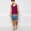 Stylish print quality mens 100% polyester swim shorts