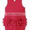 Latest Clothes Carters Baby Romper Sleeveless Ruffle Knitted Cotton Clothing For Baby