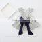 Summer Wholesale Boutique Baby Girl Clothes Stripes Flutter Sleeve Casual Bow Adjustable Dress