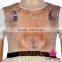 Lovely Children Frocks Designs Plain White Color Short Sleeve Teenage Short Party Tutu Dress