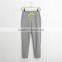 OEM factory 100% cotton men pants with side pockets and logo print