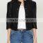 Runwaylover EY1001C Fashion Slim Fit Short pu Jacket Leather Jacket Women